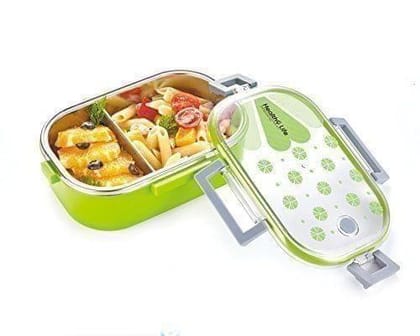Kids Stainless Steel Insulated School Lunch Box for Kids and Teenager (Green)