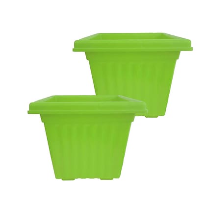 Ubals Square Plastic Pots for Plants, Flower Pots for Home, Window Display, Garden