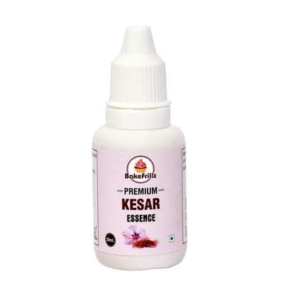 Bakefrillz Food Essence Flavour - Kesar, 20 ml