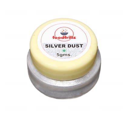 foodfrillz Luster Dust - Silver, 5 gm