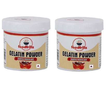 foodfrillz Gelatin Powder, 25 g x 2 (combo pack)