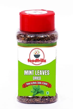foodfrillz Mint leaves (dry pudina leaf), 20 g 100% Natural Mint Herb | Pure & Refreshing | Organic Dried Herb