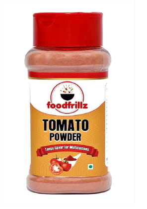 foodfrillz Tomato Powder for Cooking, Seasoning, flavouring, 100 g