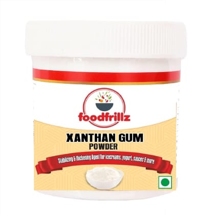 foodfrillz Xanthan Gum Powder, 25 g for Baking and Thickening Sauces 100% Natural Food Grade Quality, Perfect for Gluten-Free Baking Additive, Cooking, Gravies & Shakes