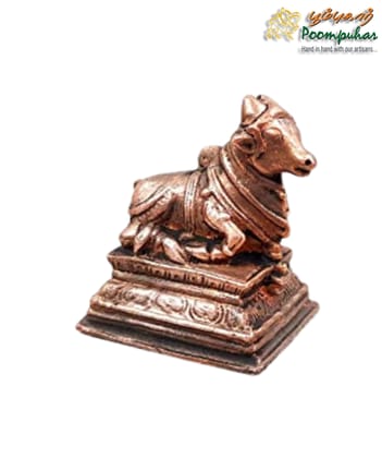 Copper Nandhi 2 inches