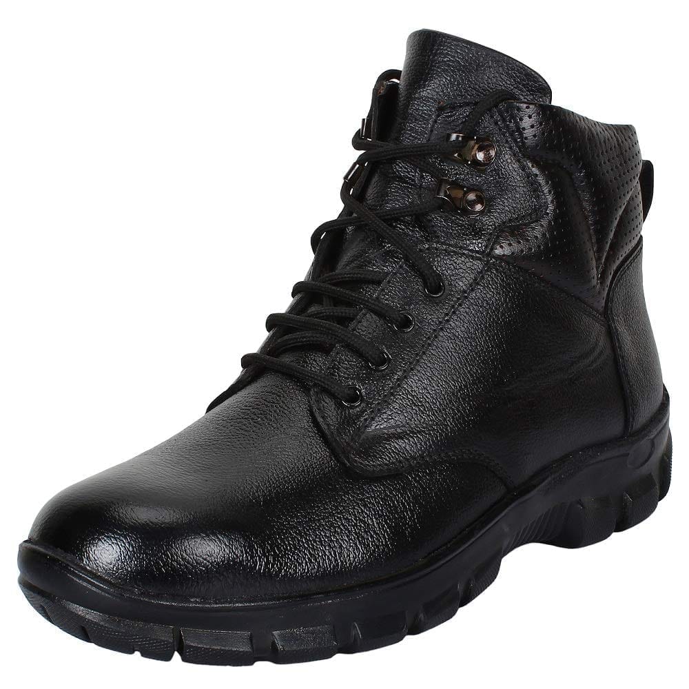 SeeandWear Steel Toe Industrial Leather Safety Shoes