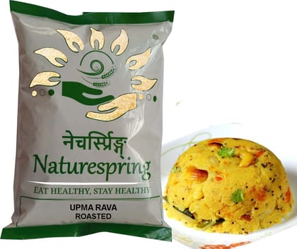 Naturespring Roasted Upma Rava, 500g