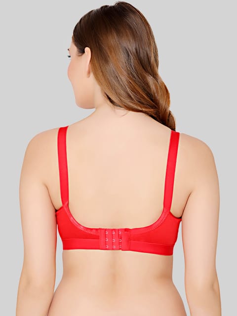 Bodycare cotton wirefree adjustable straps comfortable non padded bra-1584PI
