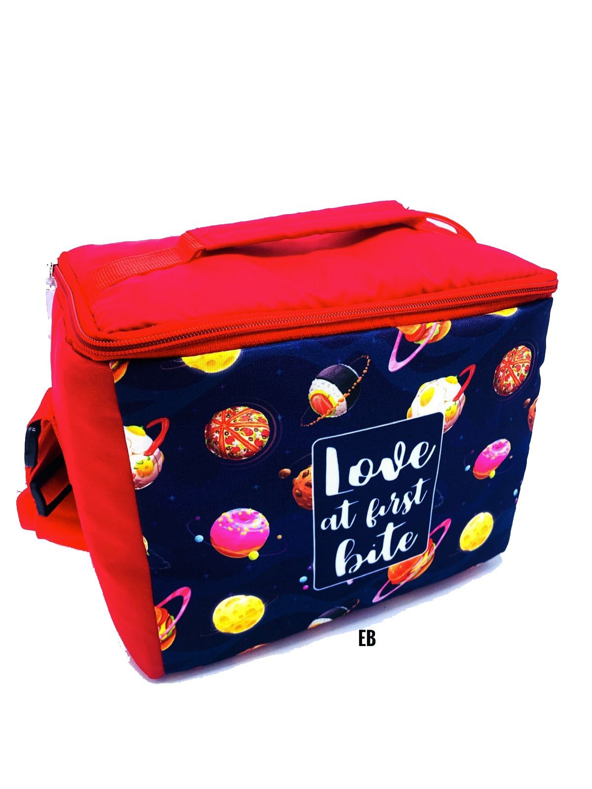 Echo Boomers Printed Insulated Tiffin Lunch Bags for Kids with Bottle Holder