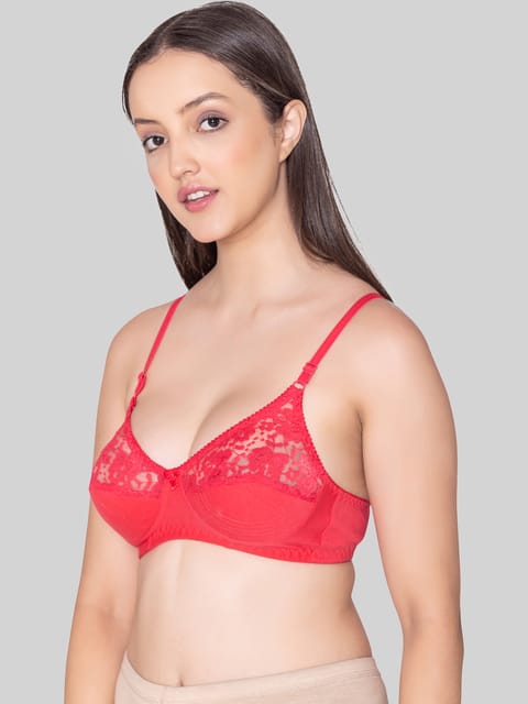 Buy Bodycare polycotton wirefree adjustable straps designer non padded  bra-1585B Online at Best Prices in India - JioMart.