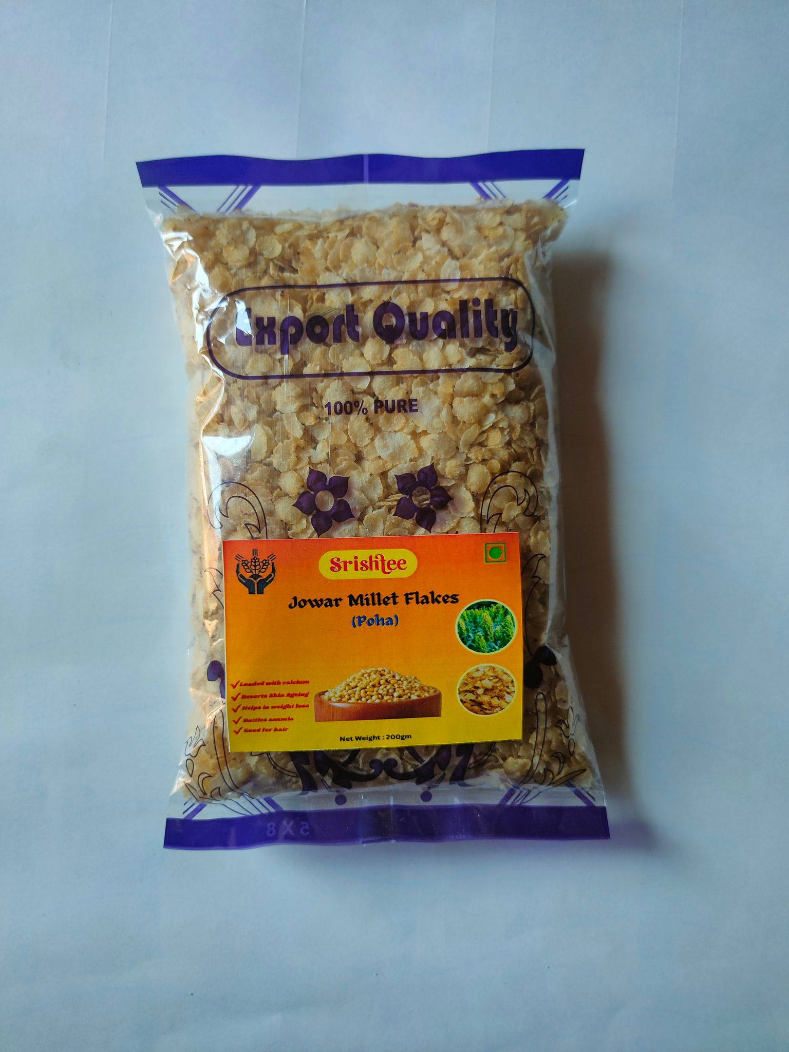 Srishtee Jowar Millet Flakes (Poha)