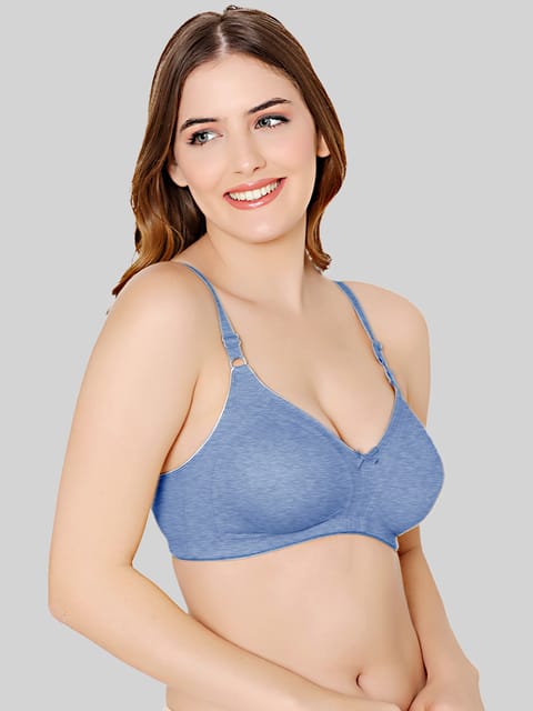 Bodycare polycotton wirefree adjustable straps moulded cup non