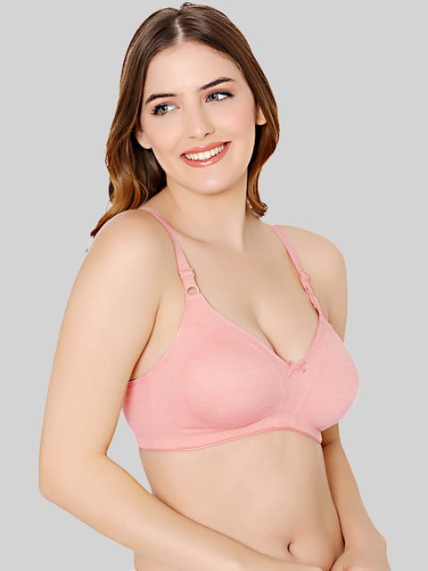 Bodycare polycotton wirefree adjustable straps moulded cup non padded  bra-6576B
