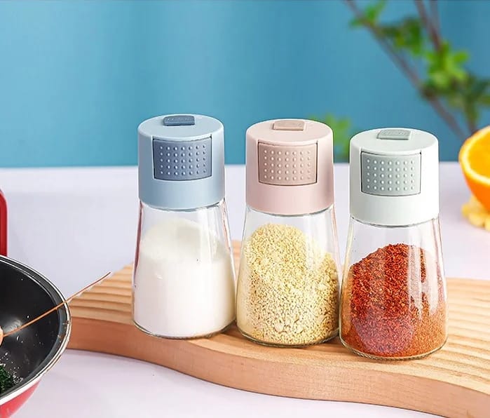 Salt Dispenser Glass Bottle