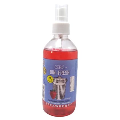 CERO Bin Fresh Strawberry Perfumed dust Bin Decontaminant/Cleanser (200ml)