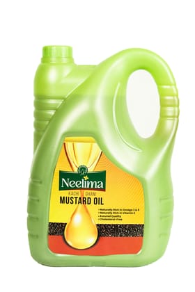 Neelima Kachi Ghani Mustard Oil 5L