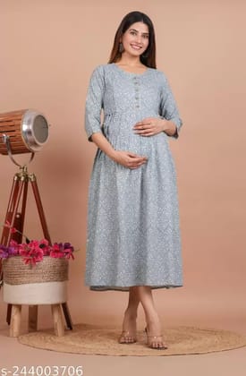 Women Gown Grey Dress