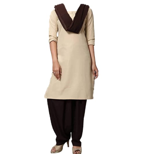 SALWAR SUIT BROWN