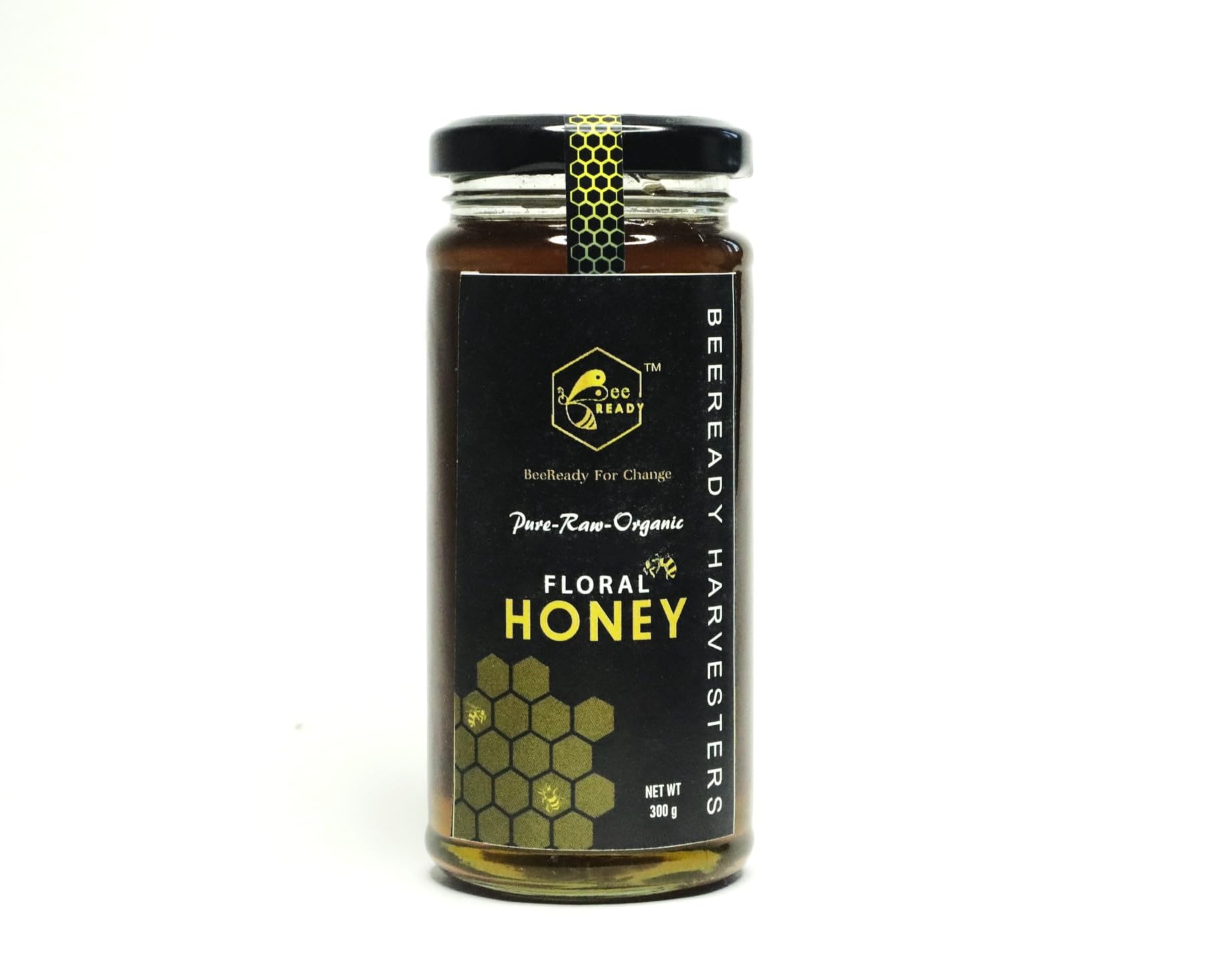 BeeReady Multi Flora Honey Unprocessed Honey Pure and Raw Immunity Booster, Natural Forest Source(300g)