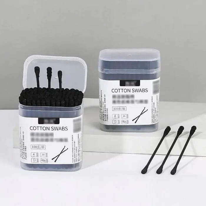 Black Cotton Swab 100 Pcs