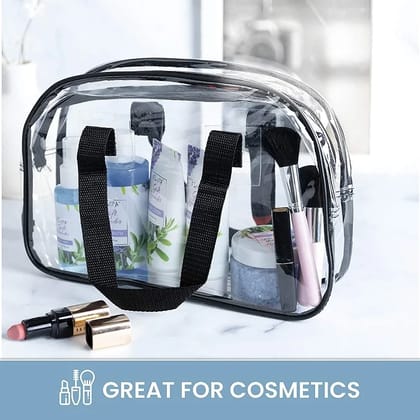 Transparent Cosmetic Toiletry Organizer Bag