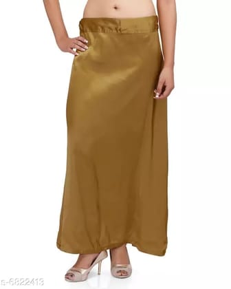 Dark Gold Satin Blend Petticoat