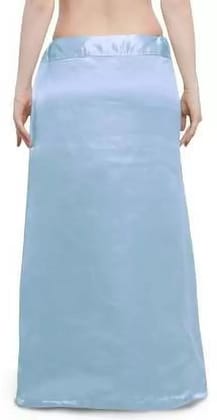 Ice Blue Satin Blend Petticoat