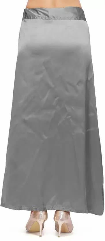 Grey Satin Blend Petticoat