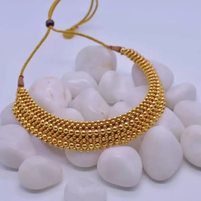 Thushi choker deals necklace gold