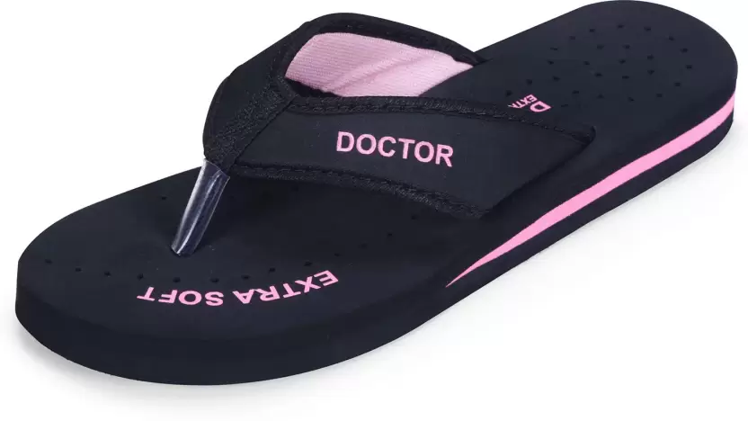 Doctor Slippers for Women Orthopedic Diabetic Pregnancy Dr Chappals & House D-22 Flip Flops  (Pink 9