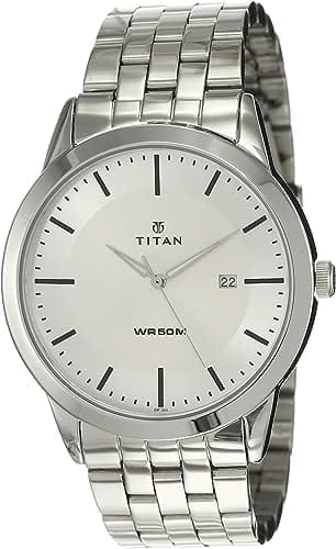 Titan Homme Analogique Quartz Montre avec Bracelet en Laiton 1584SM03