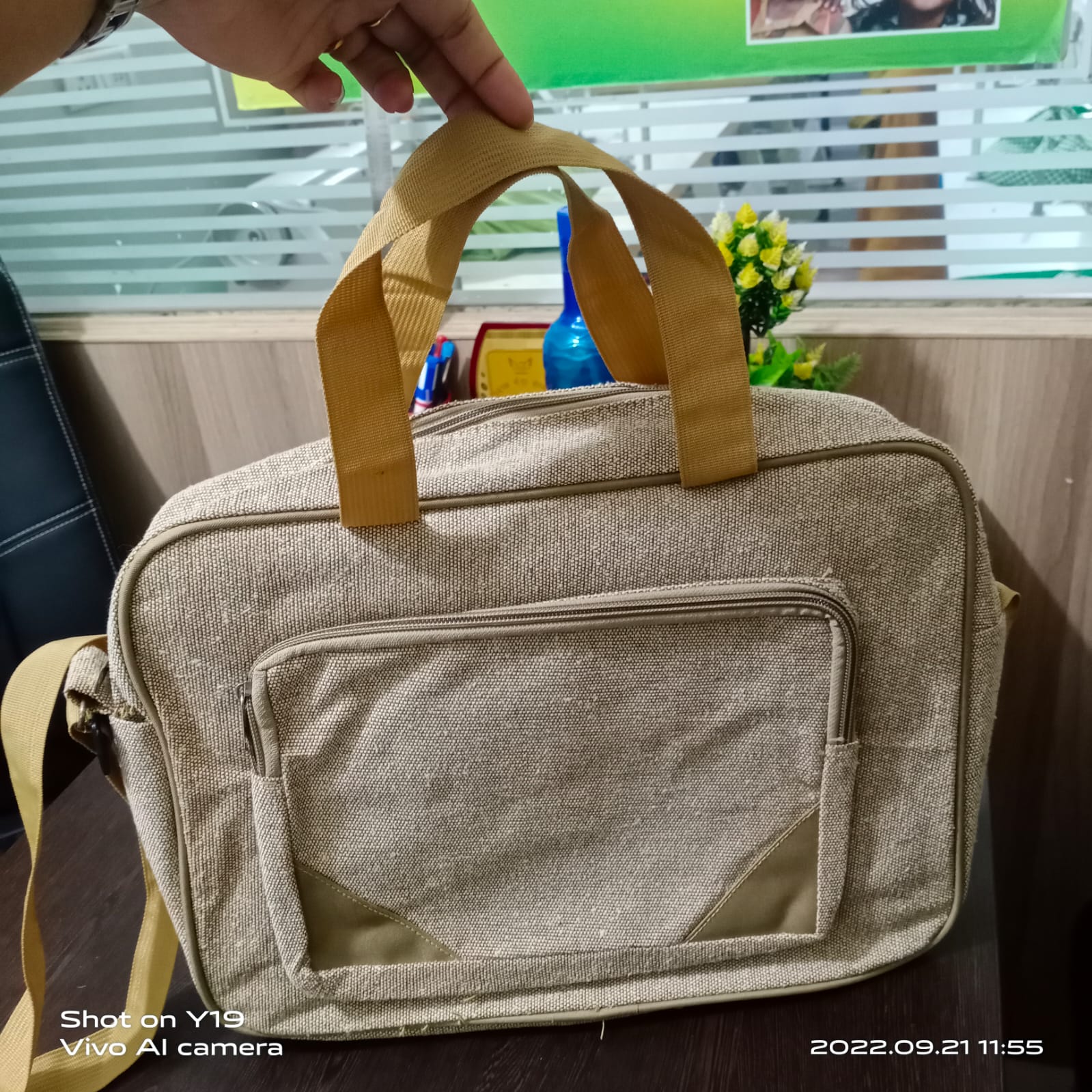 Brown Jute Office Laptop Bag, Size/Dimension: 14 X 16 Inch at Rs 110/piece  in Mumbai