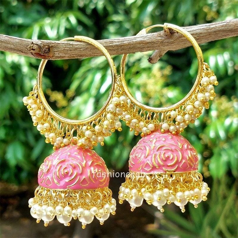 Peora Chand Bali Earrings - Buy Peora Chand Bali Earrings online in India