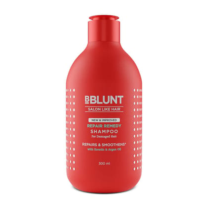 BBlunt Repair Remedy Shampoo with Keratin & Argan Oil - 300 ml