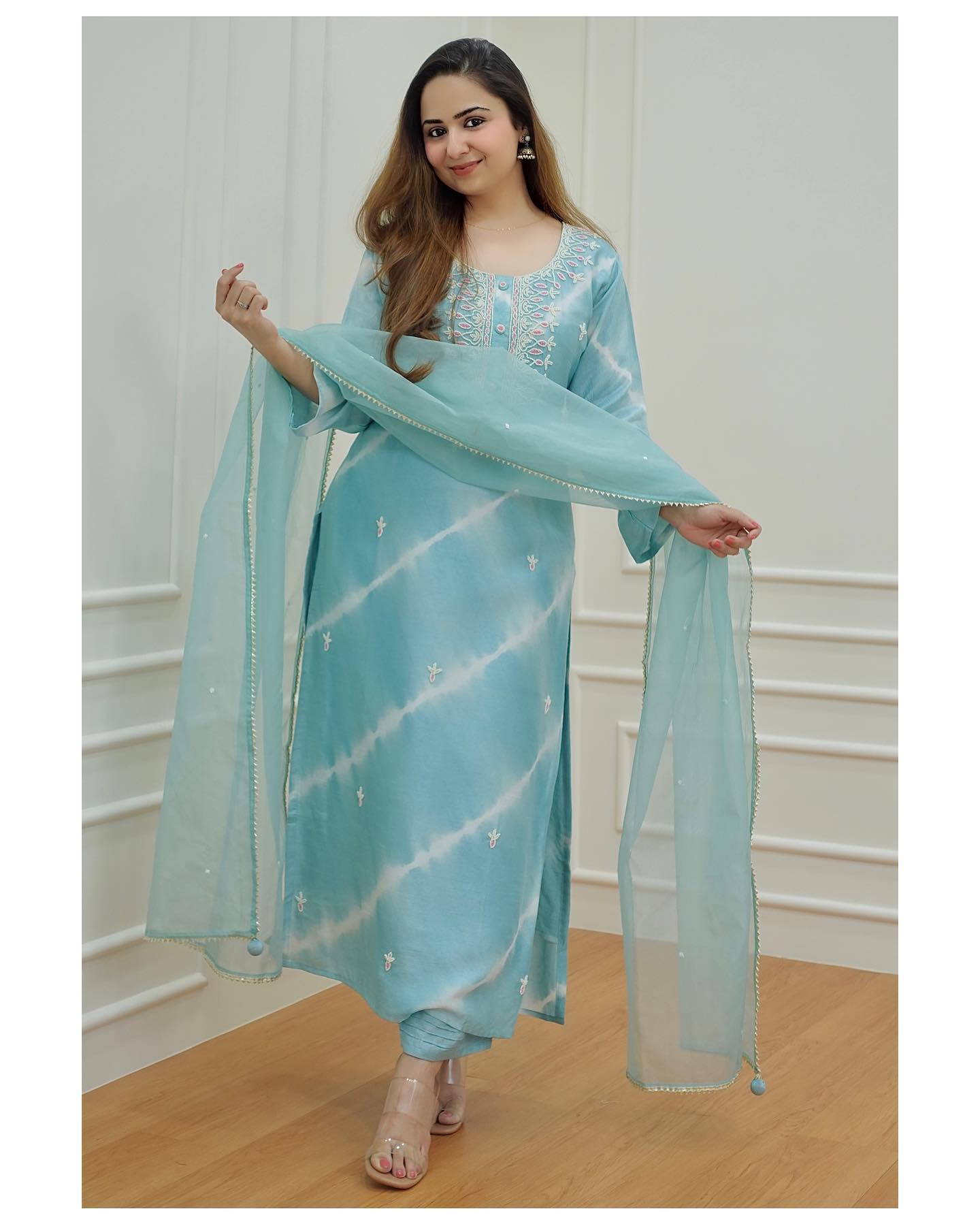 Leheriya Silk Suit