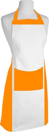 AIRWILL, 100% Cotton Oven Designer Aprons, Sized 65cm in Width & 80cm in Length with 1 Center Pocket, Adjustable Buckle on Top and 2 Long Ties on Both 2 Sides. Pack of 2 pieces