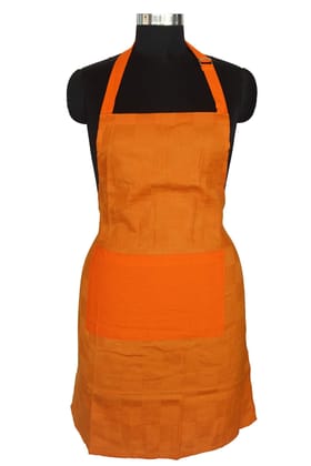 Airwill, 100% Cotton Designer Self Designed Bib Apron, Sized 65cm in Width and 80cm in Length with 2 Long Straps on Both Sides and Adjustable Buckle on Top. Pack of 1 pc