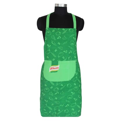 AIRWILL, 100% Cotton Designer Self Designed Bib Apron, Sized 65cm in Width and 80cm in Length with 2 Long Straps on Both Sides and Adjustable Buckle on Top. Pack of 1 pc