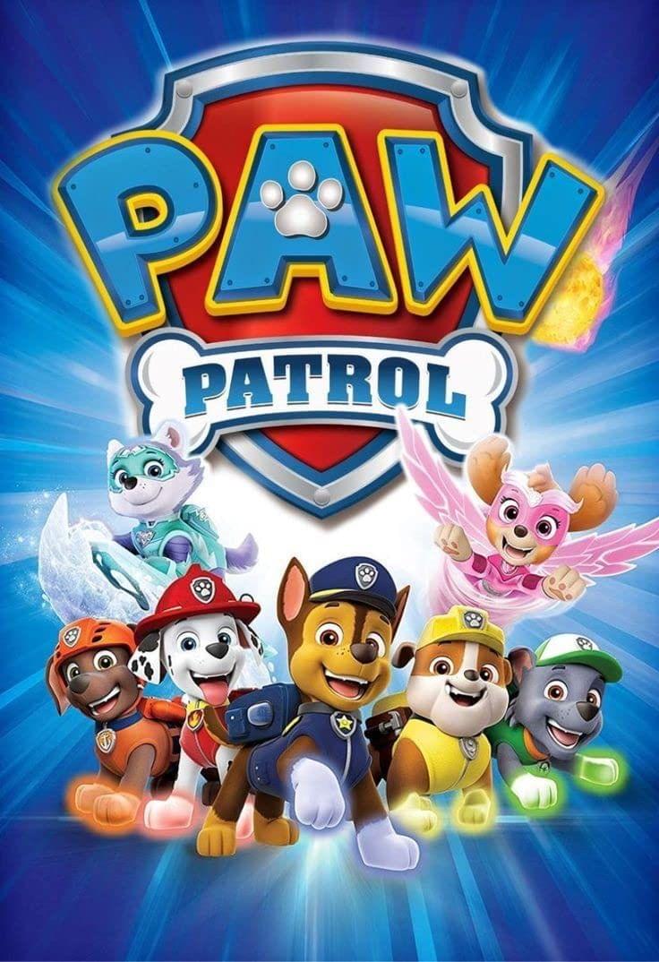 APM PAW Patrol Wall Sticker Fully Waterproof Vinyl Sticker self Adhesive for Living Room, Bedroom, Office, Kids Room 12X18 inches (PPW5)