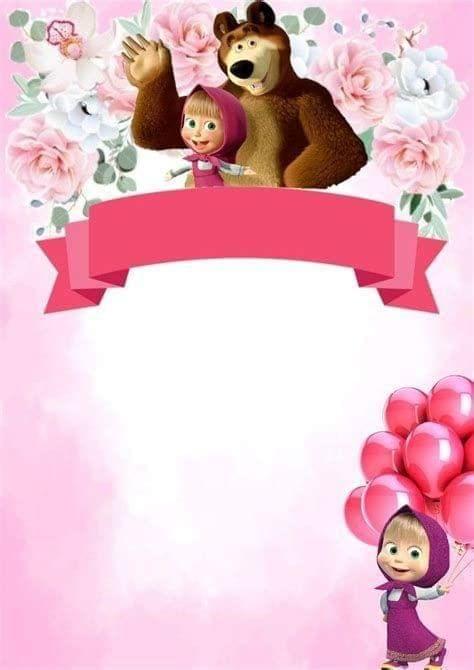 APM Masha & The Bear Wall Sticker Fully Waterproof Vinyl Sticker self Adhesive for Living Room, Bedroom, Office, Kids Room 12X18 inches (MM1)