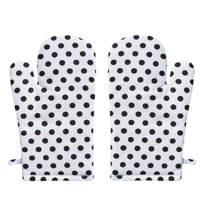 AIRWILL, 100% Cotton Kitchen Padded Oven Gloves, Mitts (Pack of 2)