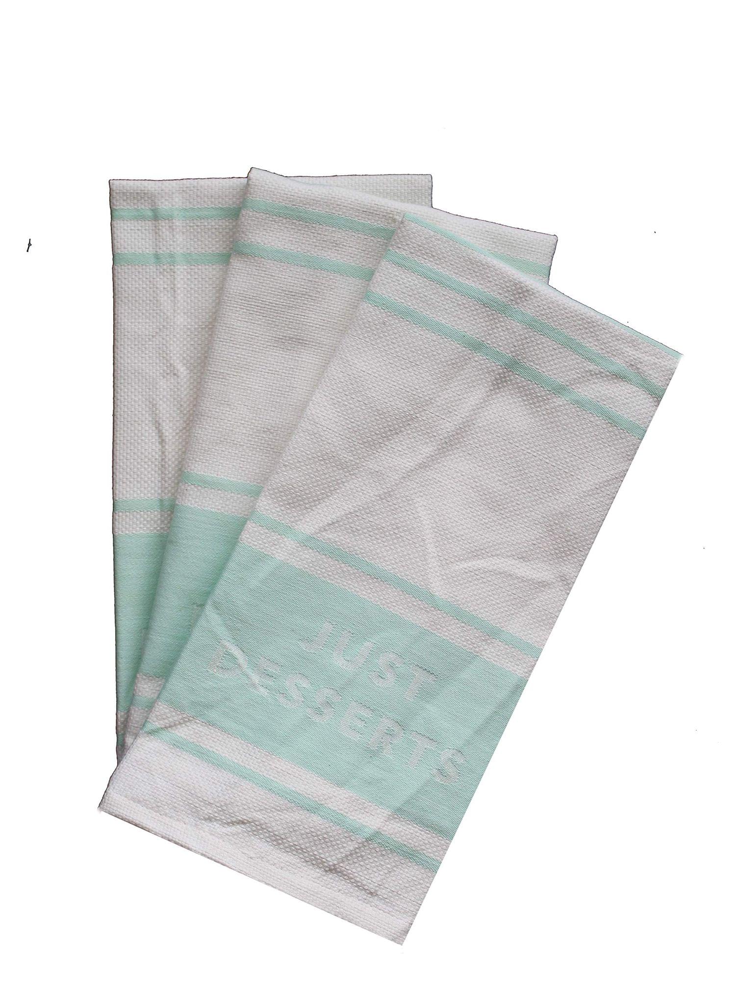 Airwill Branded 100% Cotton Kitchen Towels Pack of 3 pcs