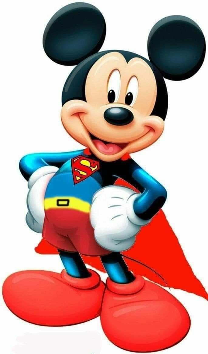 APM Kids Mickey Mouse Cartoon Wall Sticker Fully Waterproof Vinyl Sticker self Adhesive for Living Room, Bedroom, Office, Kids Room 12X18 inches (MM20)