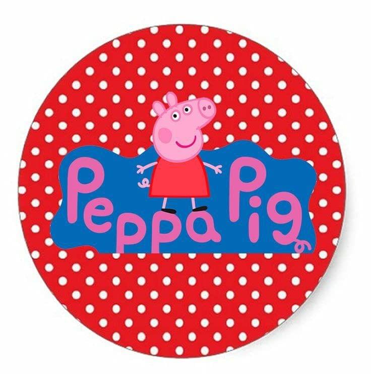 APM Peppa Pig Wall Sticker Fully Waterproof Vinyl Sticker self Adhesive for Living Room, Bedroom, Office, Kids Room 12X18 inches (PPC16) (PPC10)