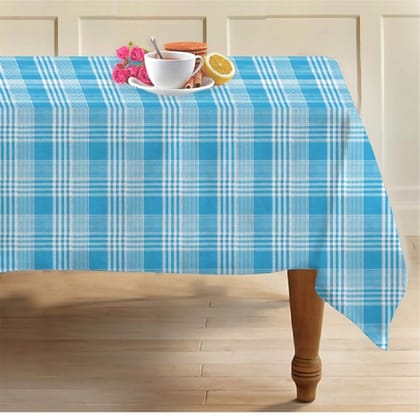 AIRWILL, 100% Cotton Self Designed 6 Seater Table Cloth, Pack of 1 pc.