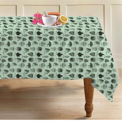 AIRWILL, 100% Cotton Designer Tablecloth/Teapoy Cloth, Sized by 140cm in Width and 180cm in Length. Use as 6/8 Seaters, Rectangles Shaped. Pack of 1 Piece