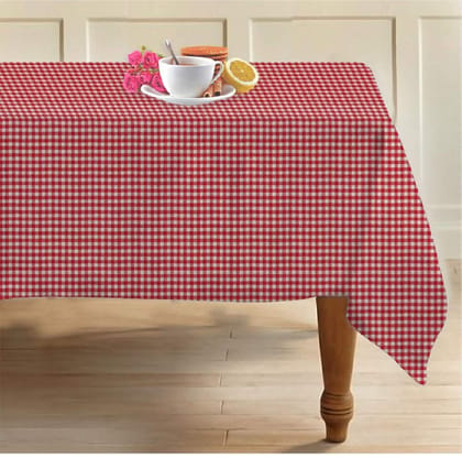 AIRWILL, 100% Cotton Designer Tablecloth/Teapoy Cloth, Sized by 140cm in Width and 180cm in Length. Use as 6/8 Seaters, Rectangles Shaped. Pack of 1 Piece