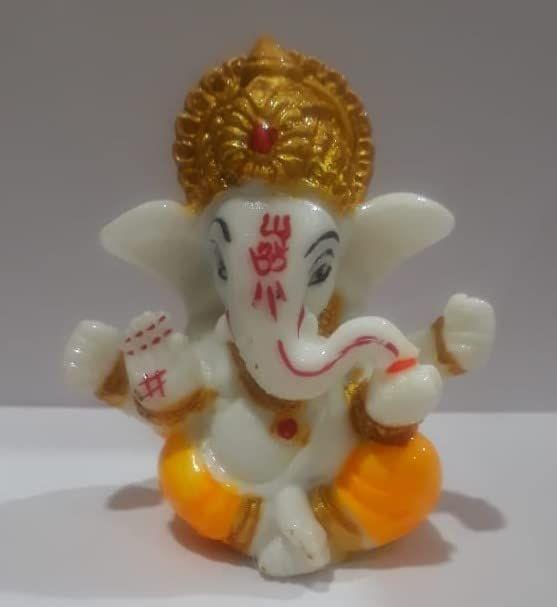 Lord Ganesha Statue Good Luck God for Gift Ganesha Idol in Marble Dust  Vinayaka Statue Hindu Elephant Headed God Gift for New Beginning - Etsy