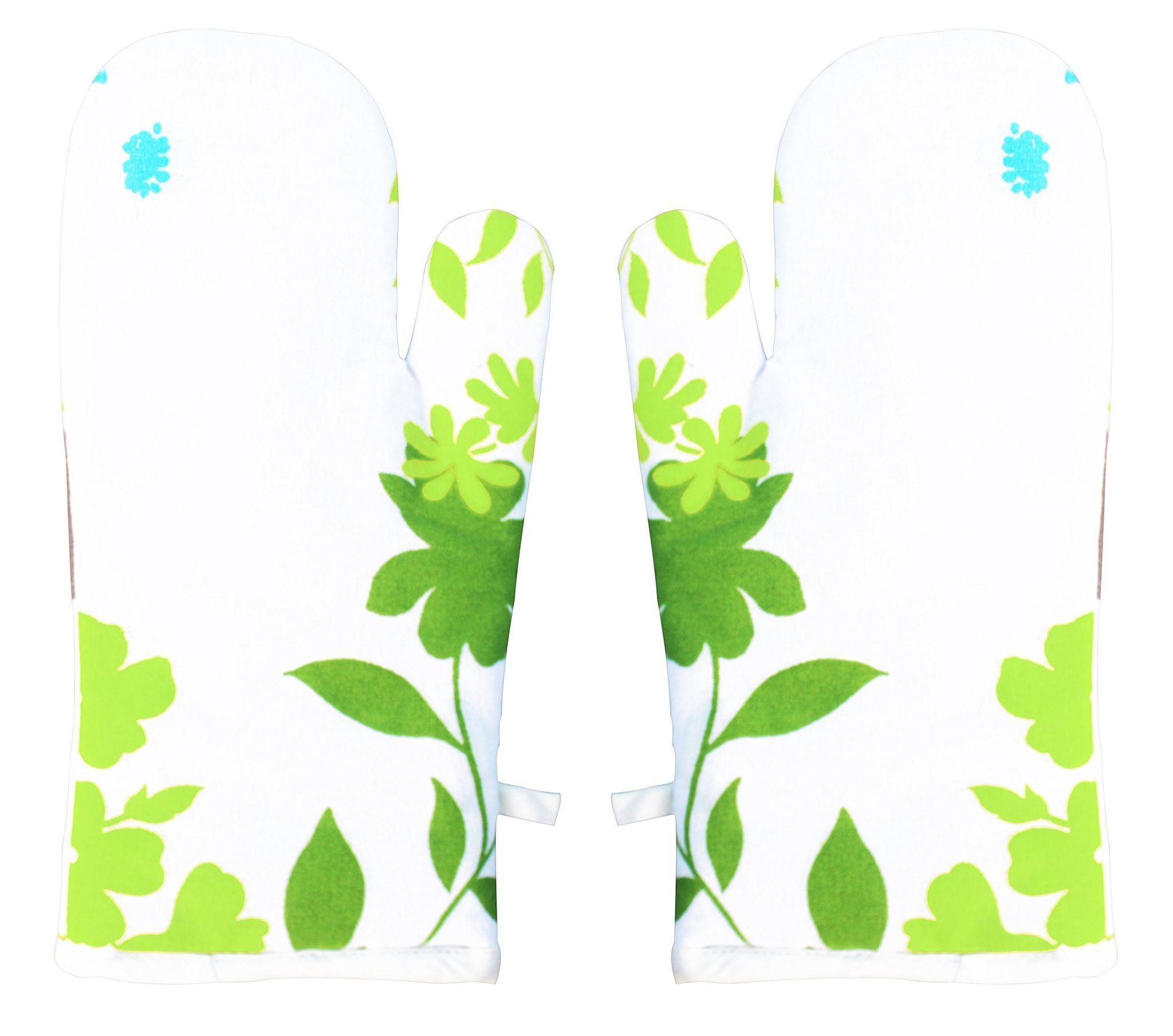 Airwill, Cotton Heart Resistant Oven Gloves (Pack of 2 Pieces)