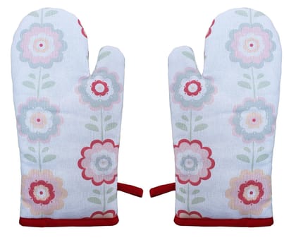 Airwill, Cotton Heart Resistant Oven Gloves (Pack of 2 Pieces)